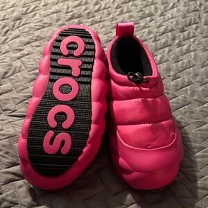 CROCS Vibrant Pink Slippers